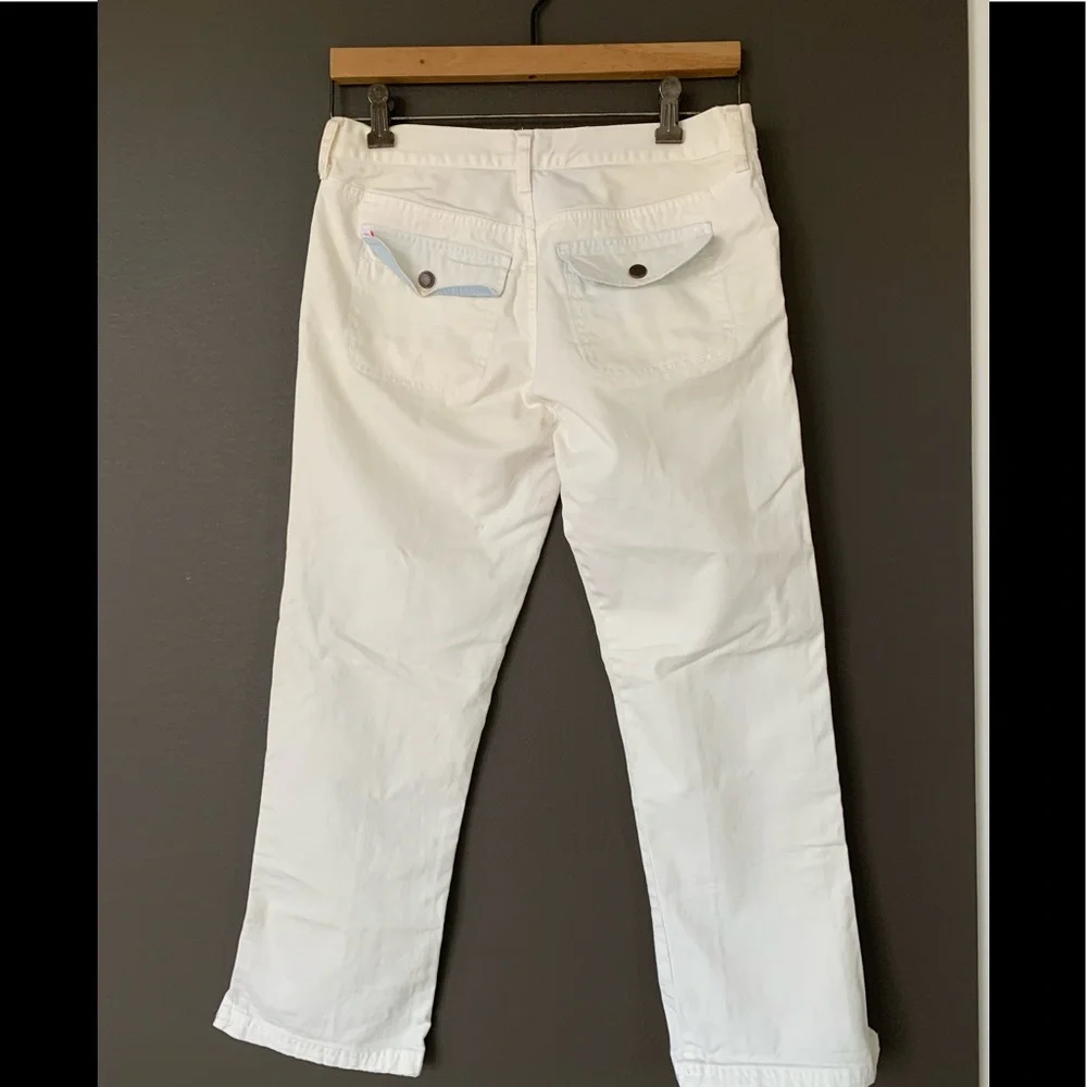 White Abercrombie Capri jeans size 2 - Picture 2 of 2